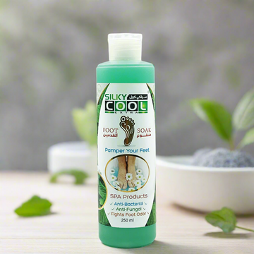 Silky Cool Menthol Foot Soak 250ml – Refreshes, Softens & Soothes Tired Feet